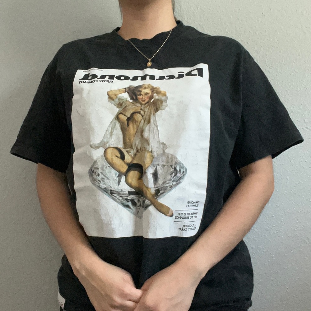 Diamond Black Graphic Tee